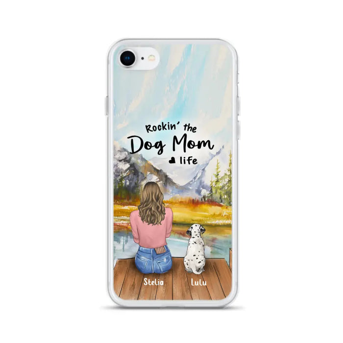 Personalized Dog Phone Case - Mother's Day Gift For Dog Mom - Up to 4 Dogs