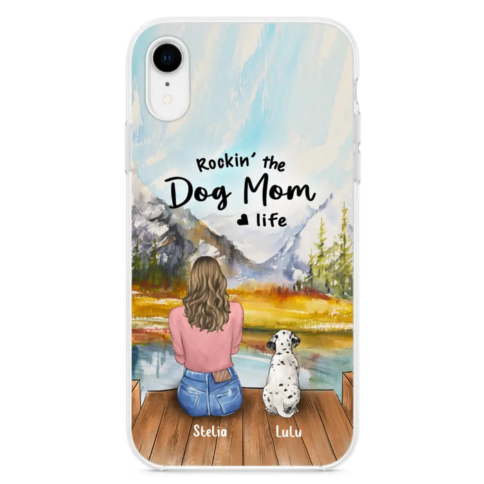 Personalized Dog Phone Case - Mother's Day Gift For Dog Mom - Up to 4 Dogs