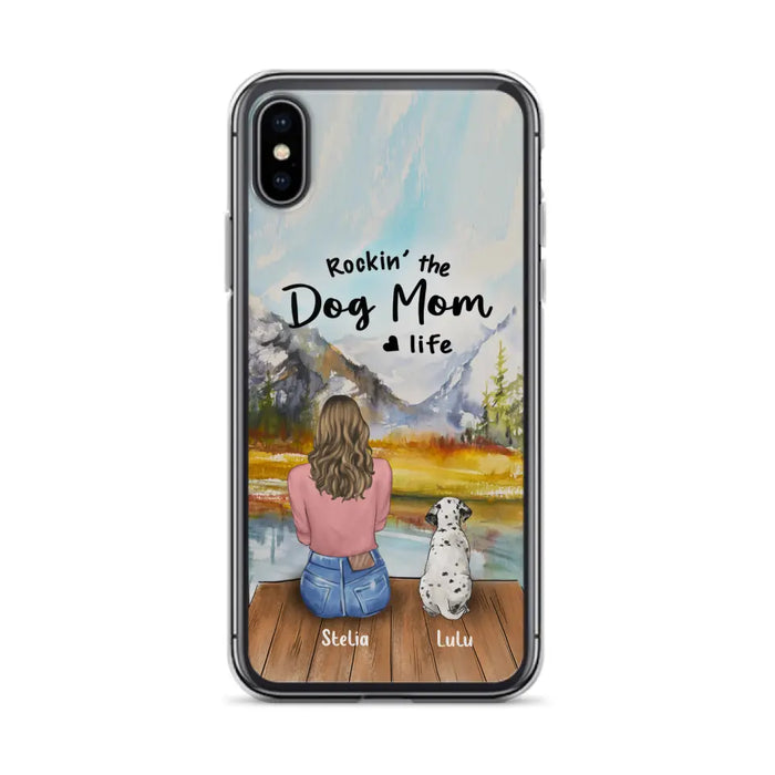 Personalized Dog Phone Case - Mother's Day Gift For Dog Mom - Up to 4 Dogs