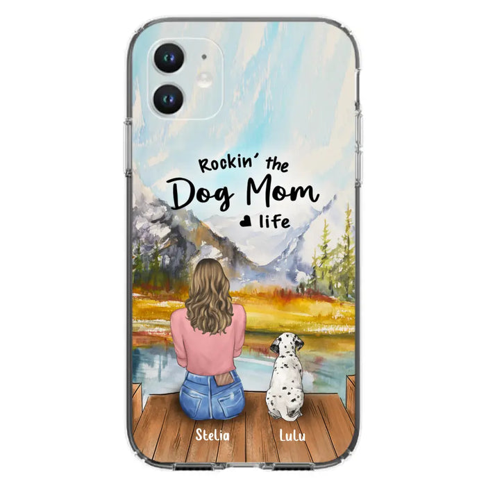 Personalized Dog Phone Case - Mother's Day Gift For Dog Mom - Up to 4 Dogs