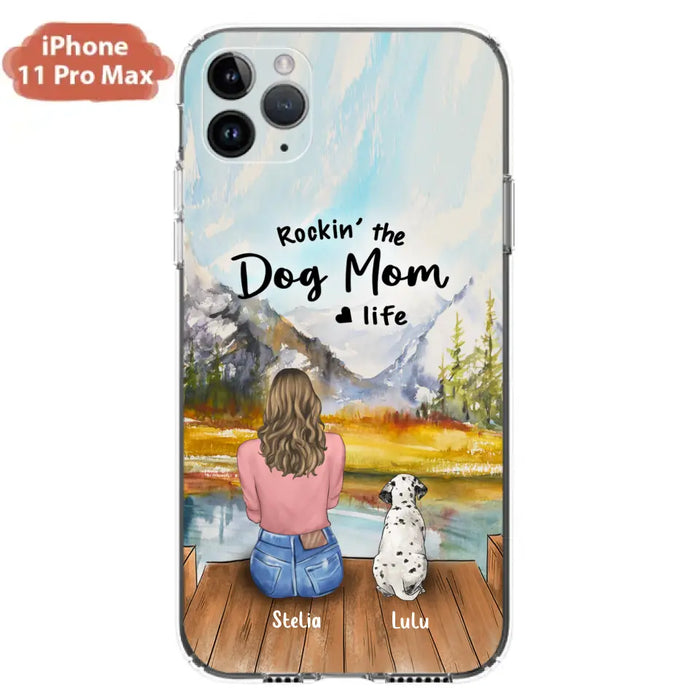 Personalized Dog Phone Case - Mother's Day Gift For Dog Mom - Up to 4 Dogs