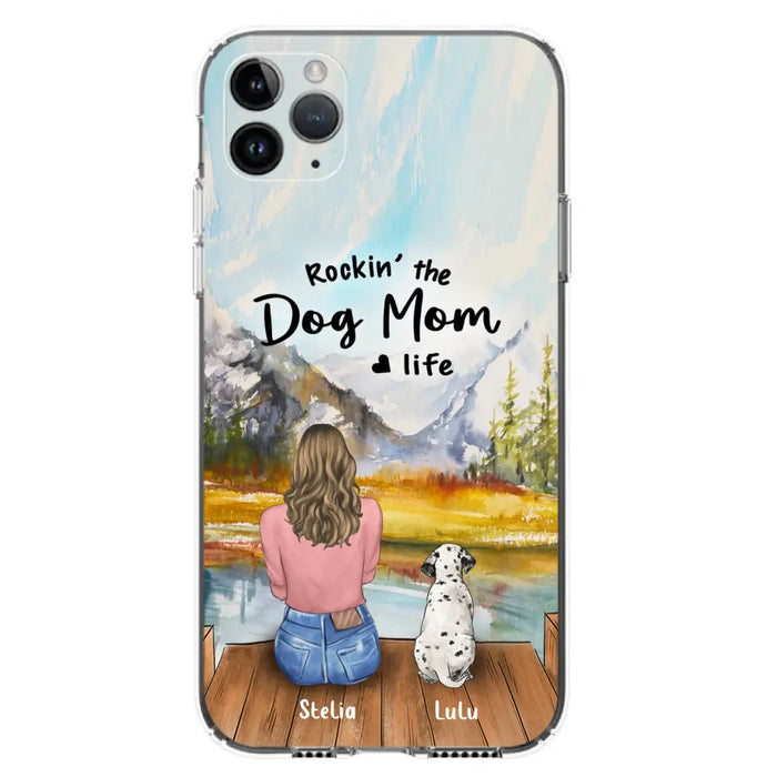 Personalized Dog Phone Case - Mother's Day Gift For Dog Mom - Up to 4 Dogs