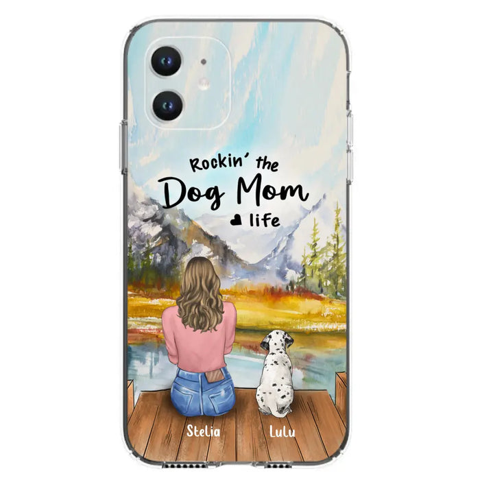 Personalized Dog Phone Case - Mother's Day Gift For Dog Mom - Up to 4 Dogs