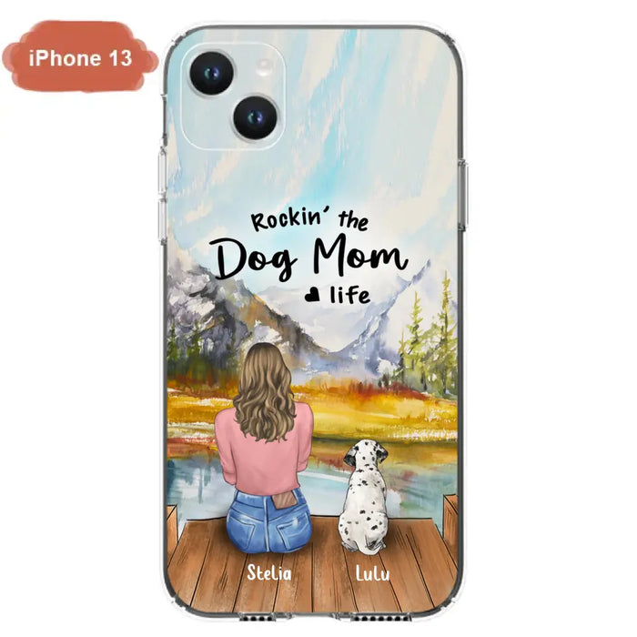 Personalized Dog Phone Case - Mother's Day Gift For Dog Mom - Up to 4 Dogs