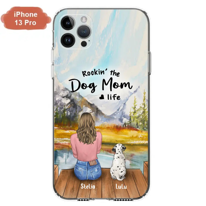 Personalized Dog Phone Case - Mother's Day Gift For Dog Mom - Up to 4 Dogs