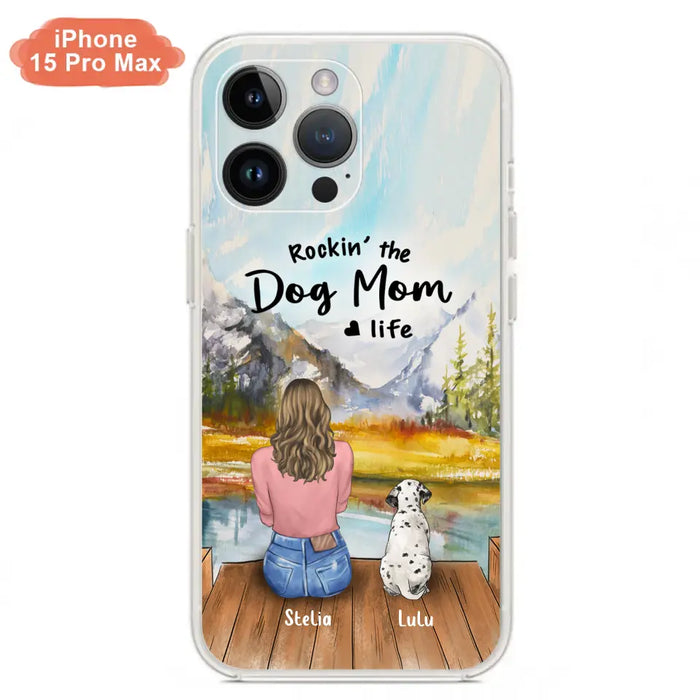 Personalized Dog Phone Case - Mother's Day Gift For Dog Mom - Up to 4 Dogs