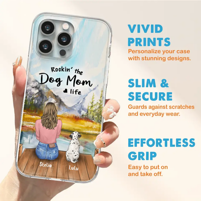 Personalized Dog Phone Case - Mother's Day Gift For Dog Mom - Up to 4 Dogs