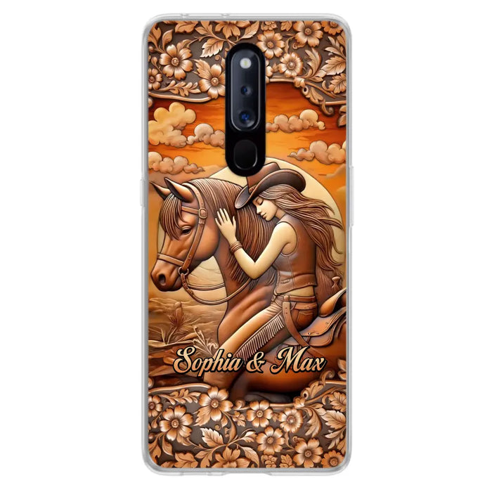 Custom Personalized Horse Girl Phone Case - Gift Idea For Horse Lover - Case For Xiaomi/ Oppo/ Huawei