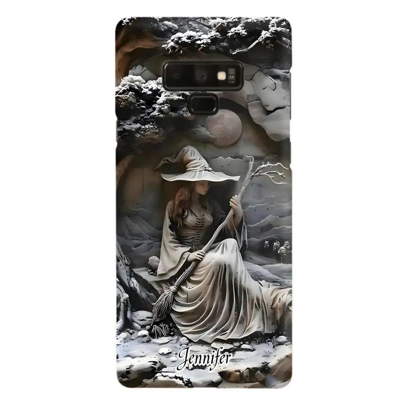 Personalized Witch Phone Case - Halloween/Birthday Gift Idea For Yourself, Witch Lovers - Case For iPhone/Samsung