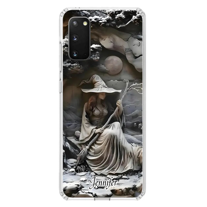 Personalized Witch Phone Case - Halloween/Birthday Gift Idea For Yourself, Witch Lovers - Case For iPhone/Samsung