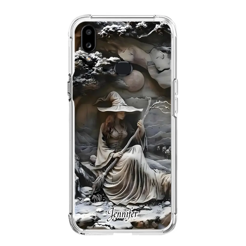 Personalized Witch Phone Case - Halloween/Birthday Gift Idea For Yourself, Witch Lovers - Case For iPhone/Samsung