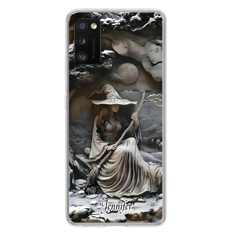 Personalized Witch Phone Case - Halloween/Birthday Gift Idea For Yourself, Witch Lovers - Case For iPhone/Samsung