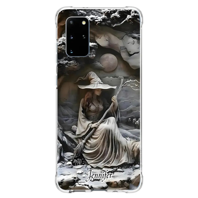 Personalized Witch Phone Case - Halloween/Birthday Gift Idea For Yourself, Witch Lovers - Case For iPhone/Samsung