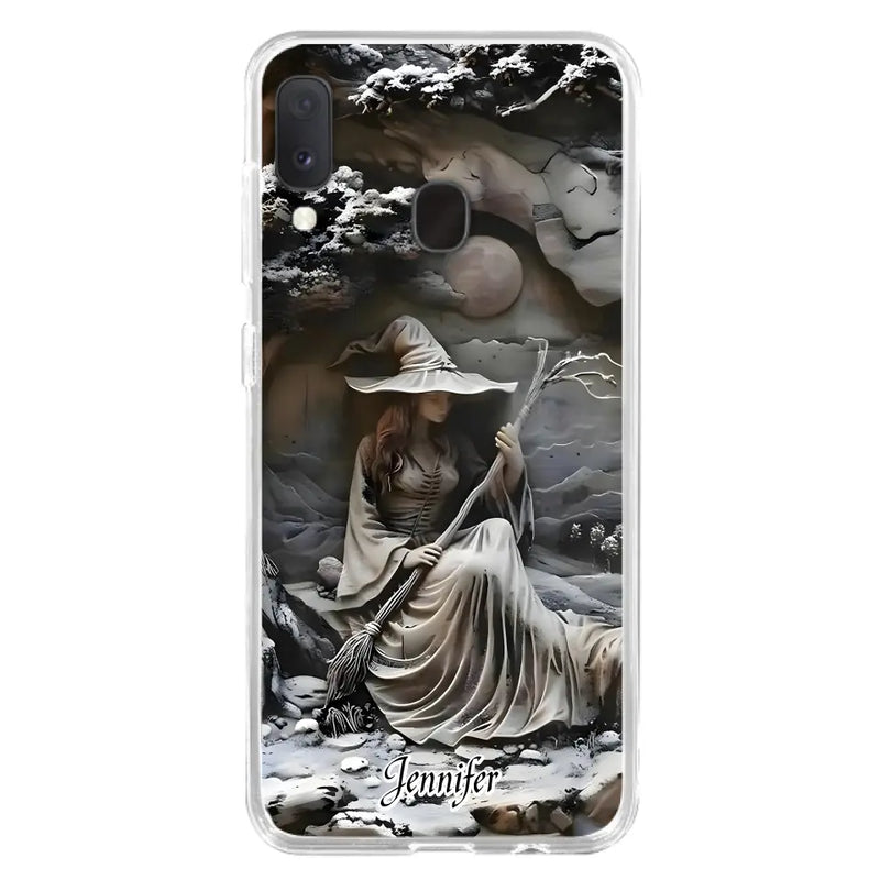 Personalized Witch Phone Case - Halloween/Birthday Gift Idea For Yourself, Witch Lovers - Case For iPhone/Samsung