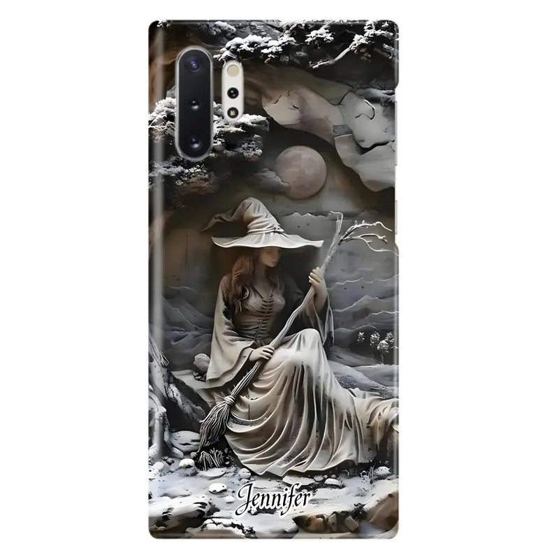 Personalized Witch Phone Case - Halloween/Birthday Gift Idea For Yourself, Witch Lovers - Case For iPhone/Samsung