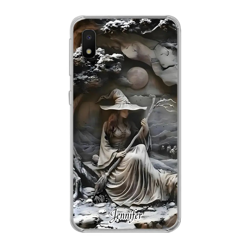 Personalized Witch Phone Case - Halloween/Birthday Gift Idea For Yourself, Witch Lovers - Case For iPhone/Samsung