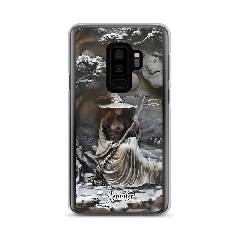 Personalized Witch Phone Case - Halloween/Birthday Gift Idea For Yourself, Witch Lovers - Case For iPhone/Samsung