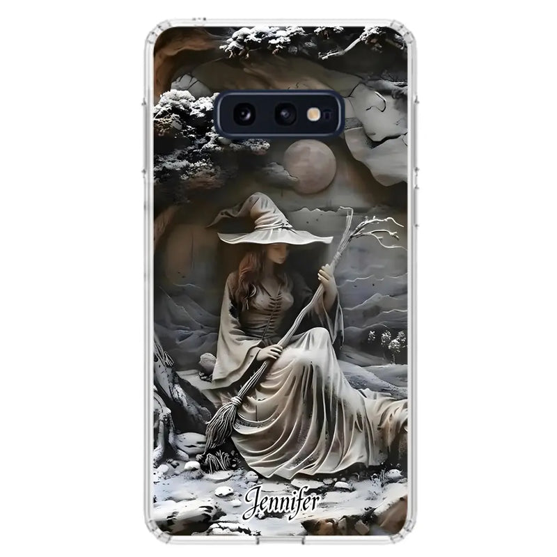 Personalized Witch Phone Case - Halloween/Birthday Gift Idea For Yourself, Witch Lovers - Case For iPhone/Samsung