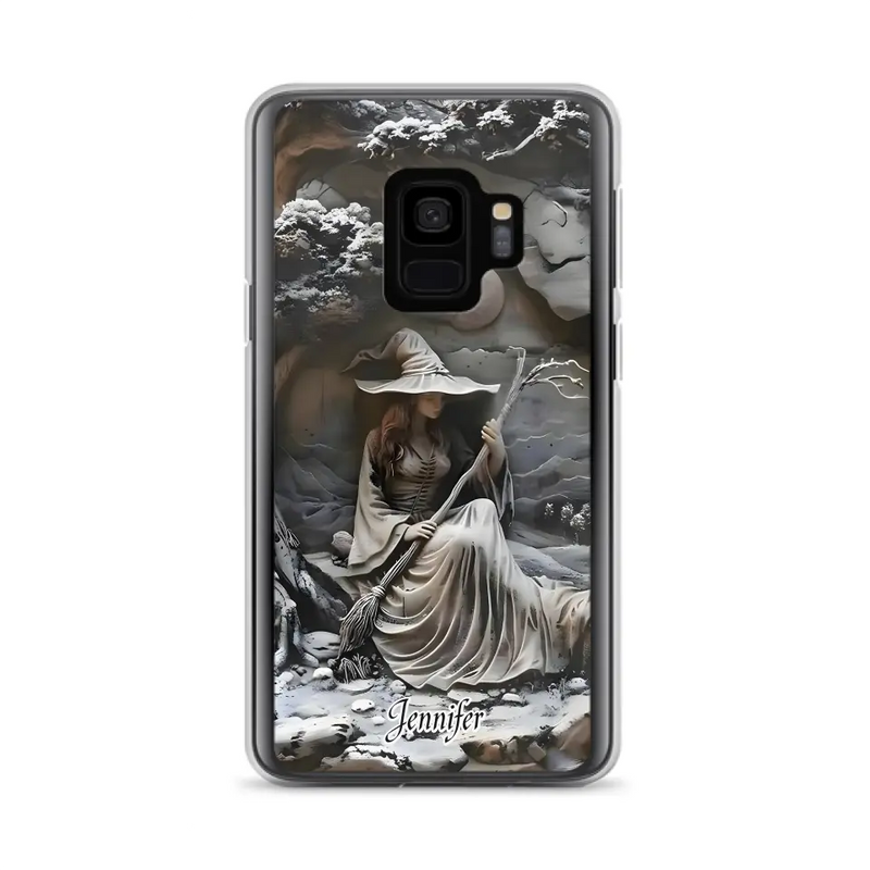 Personalized Witch Phone Case - Halloween/Birthday Gift Idea For Yourself, Witch Lovers - Case For iPhone/Samsung