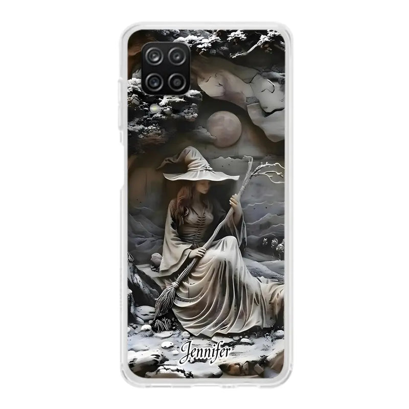 Personalized Witch Phone Case - Halloween/Birthday Gift Idea For Yourself, Witch Lovers - Case For iPhone/Samsung