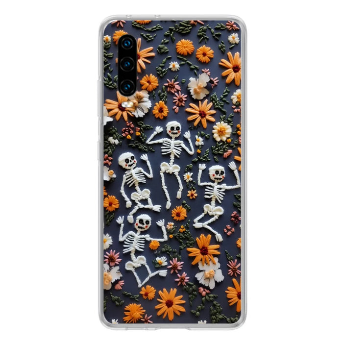 Custom Personalized 3D Skeleton Phone Case - Halloween Gift Idea - Case For Xiaomi/ Oppo/ Huawei