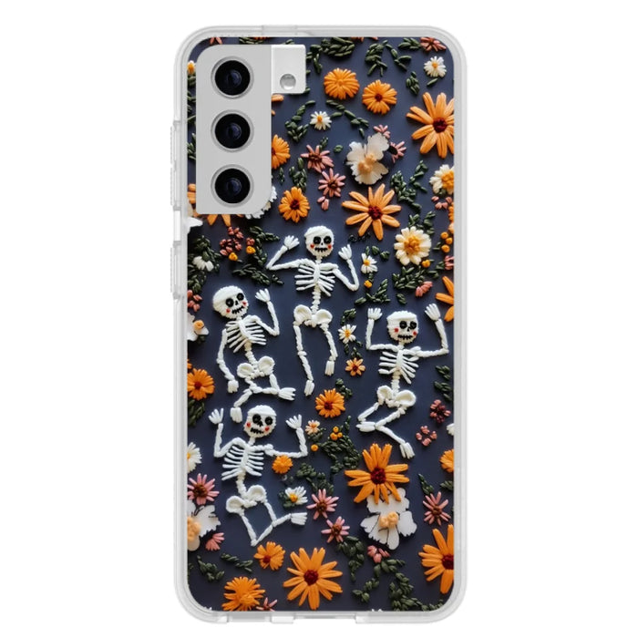 Custom Personalized 3D Skeleton Phone Case - Halloween Gift Idea - Case For iPhone/ Samsung