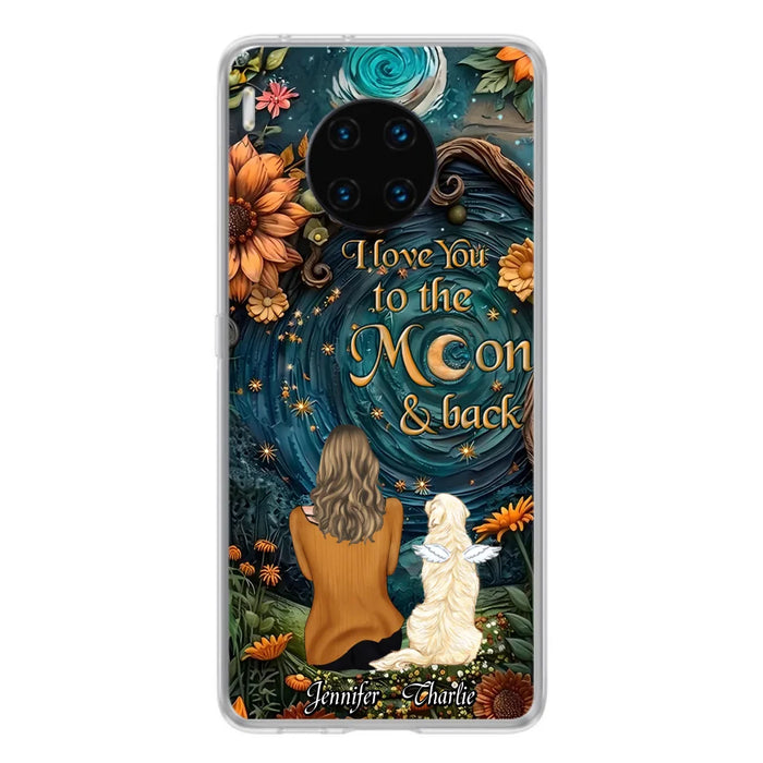 Custom Personalized Galaxy Night Phone Case - Gift Idea For Pet Owner - Case For Xiaomi/ Oppo/ Huawei - I Love You To The Moon & Back