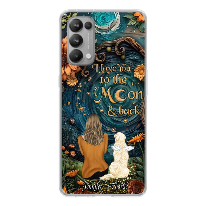 Custom Personalized Galaxy Night Phone Case - Gift Idea For Pet Owner - Case For Xiaomi/ Oppo/ Huawei - I Love You To The Moon & Back