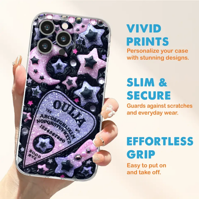 Custom Personalized Witch Phone Case - Halloween Gift Idea - Case For iPhone/ Samsung - Ouija Planchette