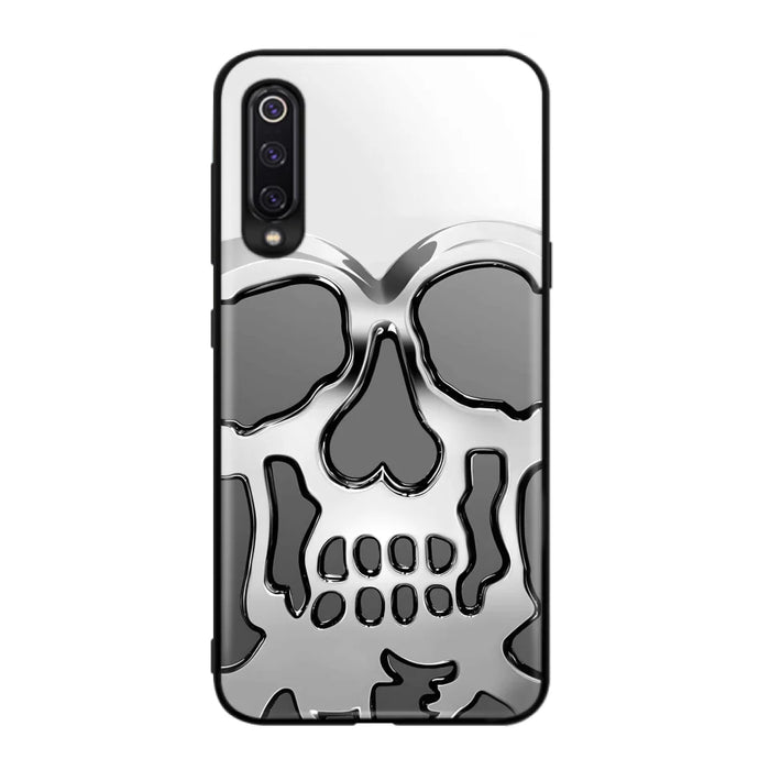 Custom Personalized Veteran Skull Metalic Phone Case - Gift Idea For Veteran - Case For Xiaomi/ Oppo/ Huawei