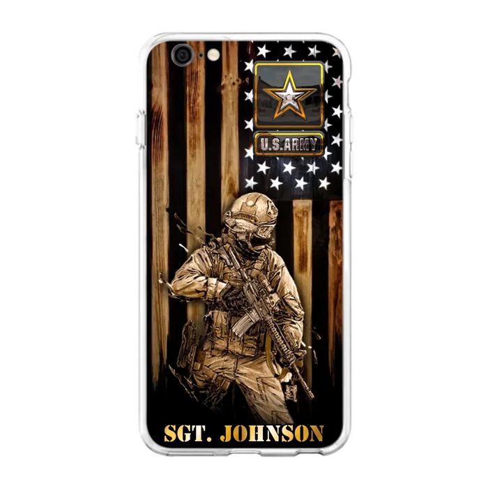 Custom Personalized Veteran Phone Case - Gift Idea For Veteran/ Soldier - Case For iPhone And Samsung