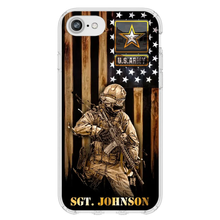 Custom Personalized Veteran Phone Case - Gift Idea For Veteran/ Soldier - Case For iPhone And Samsung