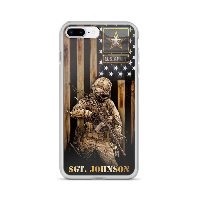 Custom Personalized Veteran Phone Case - Gift Idea For Veteran/ Soldier - Case For iPhone And Samsung