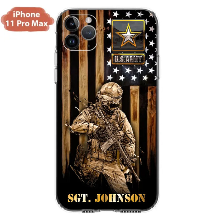 Custom Personalized Veteran Phone Case - Gift Idea For Veteran/ Soldier - Case For iPhone And Samsung