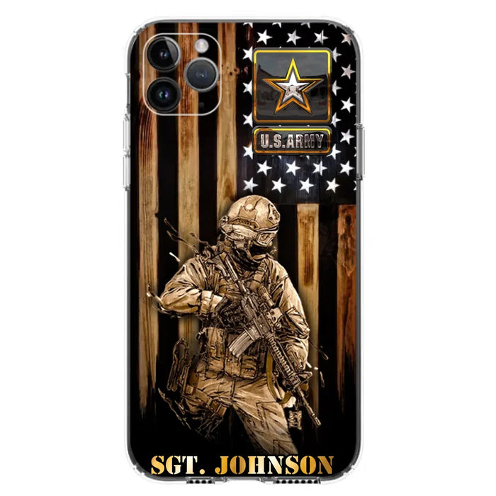 Custom Personalized Veteran Phone Case - Gift Idea For Veteran/ Soldier - Case For iPhone And Samsung