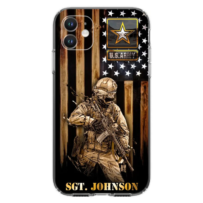 Custom Personalized Veteran Phone Case - Gift Idea For Veteran/ Soldier - Case For iPhone And Samsung