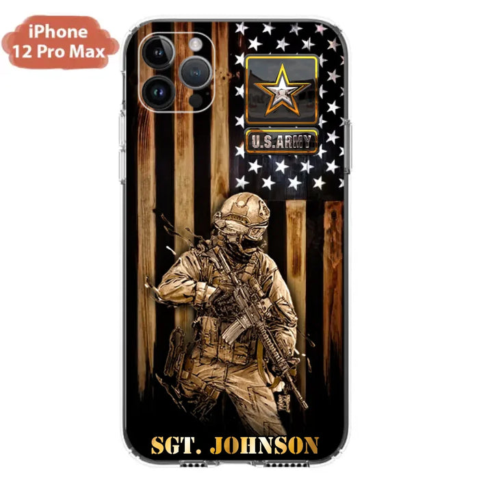 Custom Personalized Veteran Phone Case - Gift Idea For Veteran/ Soldier - Case For iPhone And Samsung