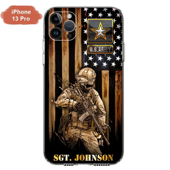 Custom Personalized Veteran Phone Case - Gift Idea For Veteran/ Soldier - Case For iPhone And Samsung