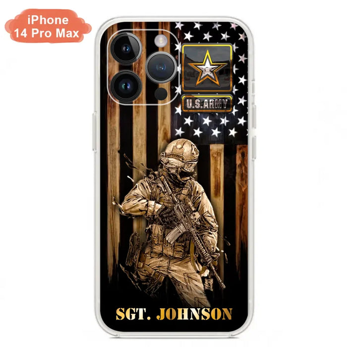 Custom Personalized Veteran Phone Case - Gift Idea For Veteran/ Soldier - Case For iPhone And Samsung