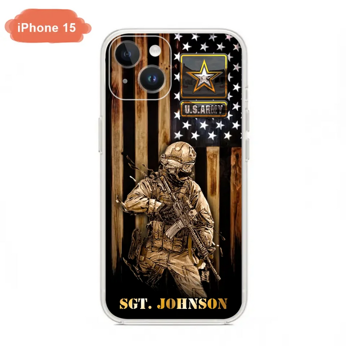 Custom Personalized Veteran Phone Case - Gift Idea For Veteran/ Soldier - Case For iPhone And Samsung