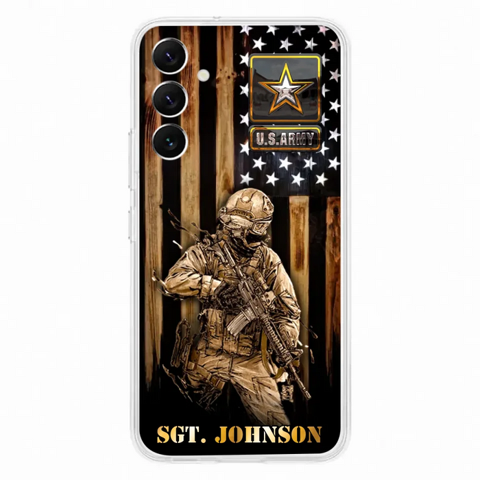 Custom Personalized Veteran Phone Case - Gift Idea For Veteran/ Soldier - Case For iPhone And Samsung