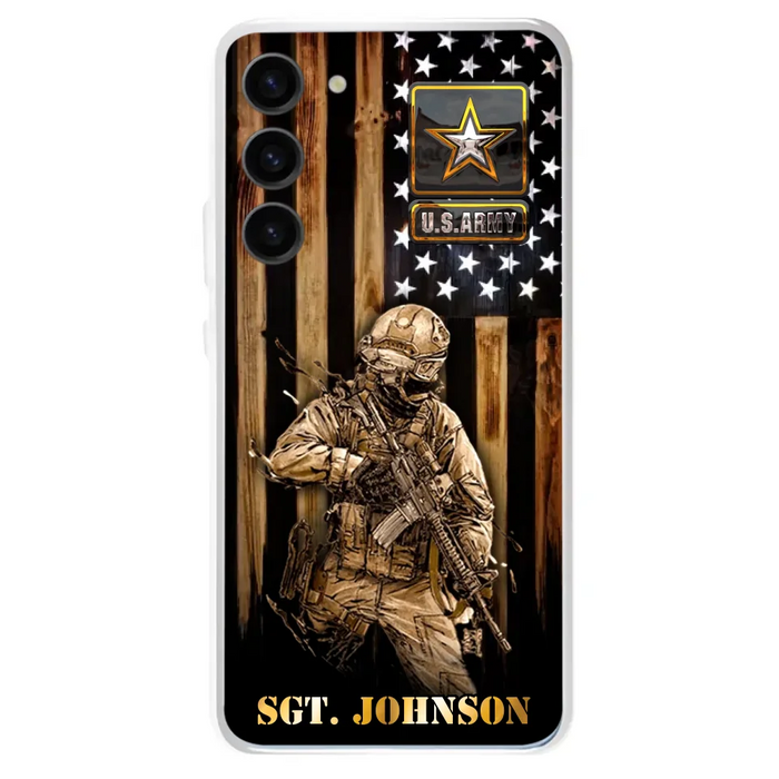 Custom Personalized Veteran Phone Case - Gift Idea For Veteran/ Soldier - Case For iPhone And Samsung