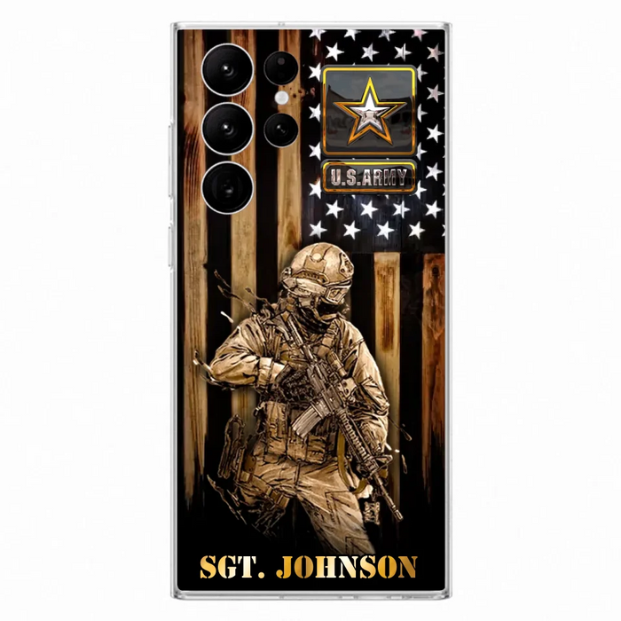 Custom Personalized Veteran Phone Case - Gift Idea For Veteran/ Soldier - Case For iPhone And Samsung