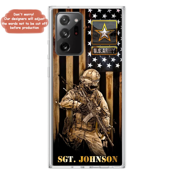 Custom Personalized Veteran Phone Case - Gift Idea For Veteran/ Soldier - Case For iPhone And Samsung