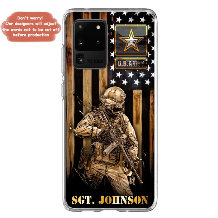 Custom Personalized Veteran Phone Case - Gift Idea For Veteran/ Soldier - Case For iPhone And Samsung