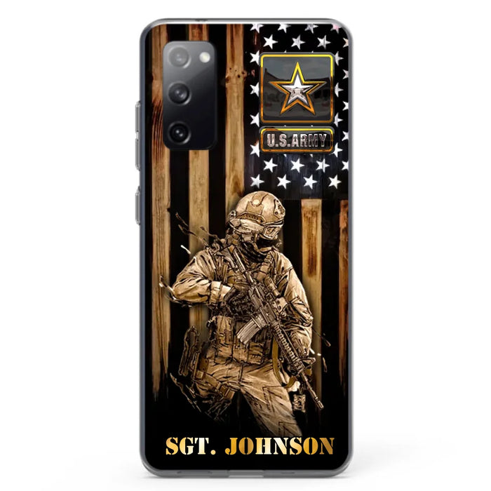 Custom Personalized Veteran Phone Case - Gift Idea For Veteran/ Soldier - Case For iPhone And Samsung