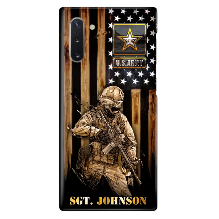 Custom Personalized Veteran Phone Case - Gift Idea For Veteran/ Soldier - Case For iPhone And Samsung