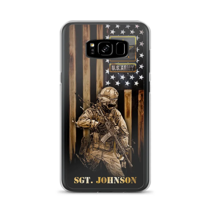 Custom Personalized Veteran Phone Case - Gift Idea For Veteran/ Soldier - Case For iPhone And Samsung