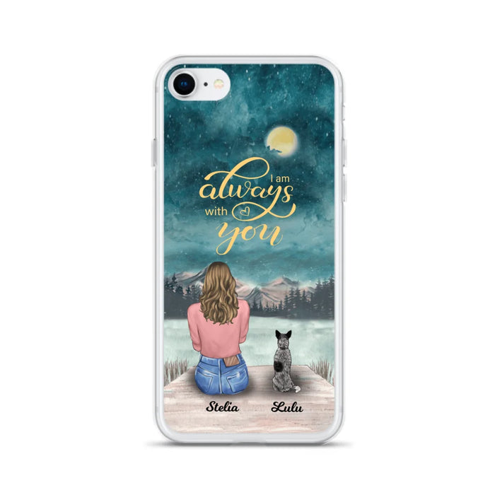 Personalized Phone Case Dog Mom - Gift For Dog Lovers with upto 4 Dogs - Busy Being A Dog Mom