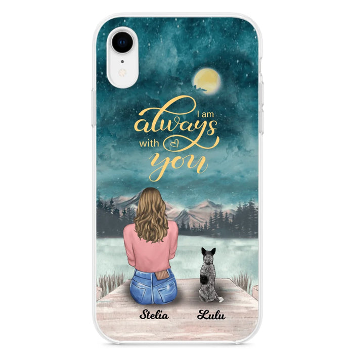 Personalized Phone Case Dog Mom - Gift For Dog Lovers with upto 4 Dogs - Busy Being A Dog Mom